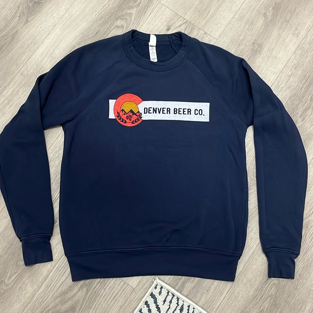 Great condition XS Dark Navy Fleece Crewneck Sweater